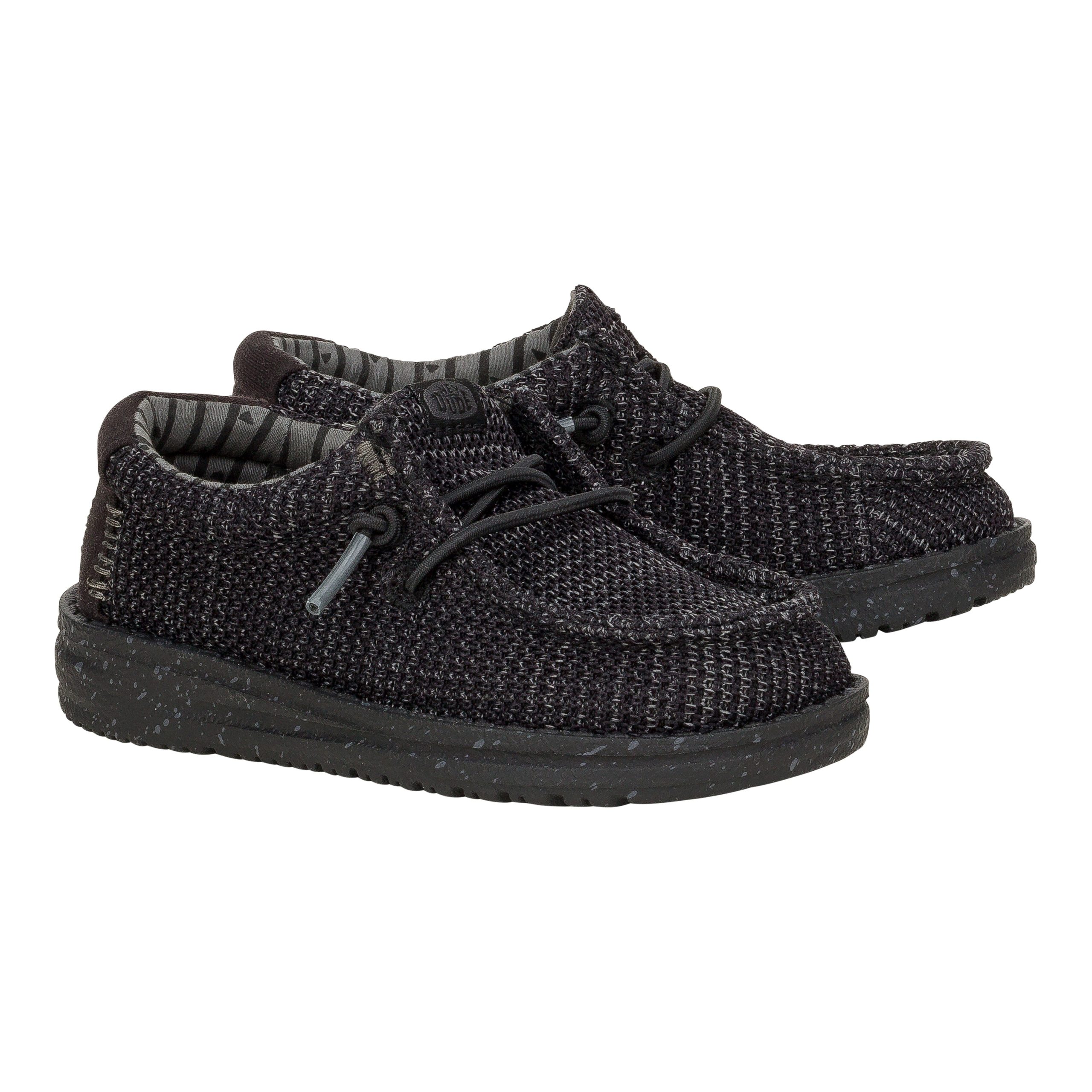 Wally Toddler Stretch Mesh – Black/Black - Image 2
