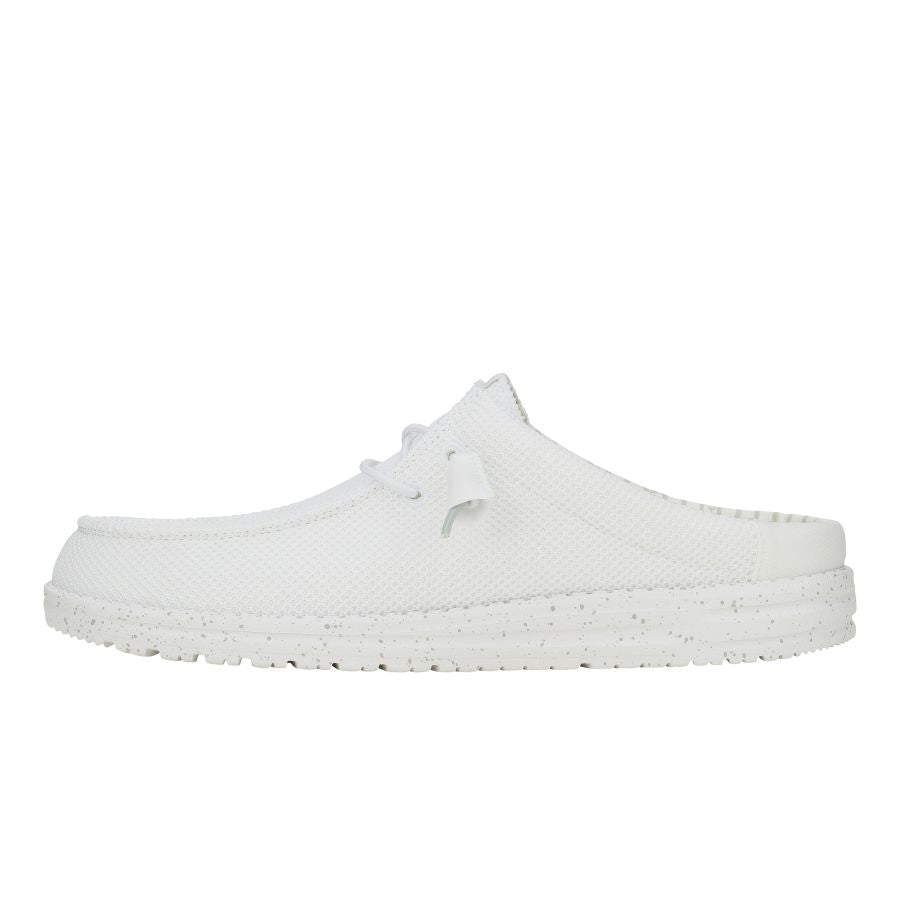 Wally Slip Stretch Sox – White