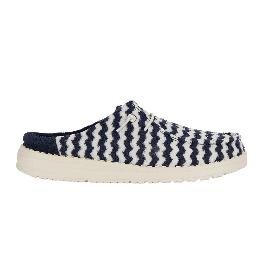 Wendy Slip Terry Stripe – Navy Blazer/Egret - Image 8
