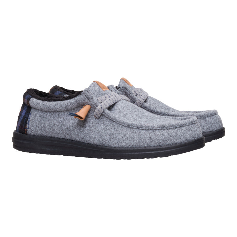 Wally Cozy Plaid – Smoke Grey/Multi - Image 3