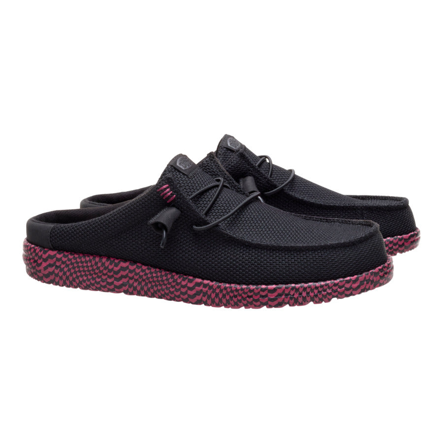 Wally Slip Warped Geo – Black/Fig Purple - Image 2