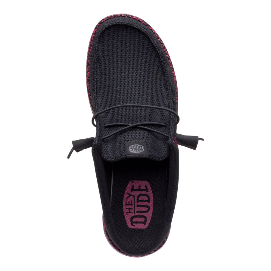 Wally Slip Warped Geo – Black/Fig Purple - Image 6