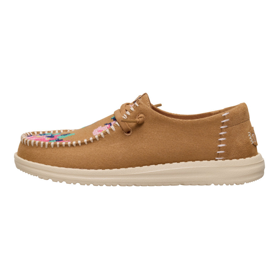 Wendy Cross Stitch – Tan/Multi